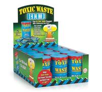 Toxic Waste Blue Sour Candy Drum 12 x 42g, Individually Wrapped Sour Fruit Hard Sweets | Extreme Sour Challenge | Blue Raspberry Flavour Bulk Bag Sharing Pack