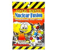 Toxic Waste Nuclear Fusion Hazardously Sour Candy Sweets Double Action 2 Sour Flavors in Every Piece - 57g Sharing Bag