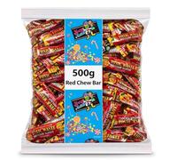 Toxic Waste Nuclear Sludge Sour Cherry Chew Bar 500g Bulk Bag, Individually Wrapped Sweets | Extreme Sensory Challenge for Gifting and Party Bags