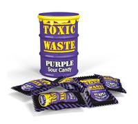 Toxic Waste Purple Sour Candy Drum - 12 (Box) Toys & Novelty Sweets