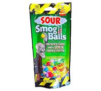 Toxic Waste Sour Smog Balls Crunchy Candy with a Chewy Center Tangy Sour Sweets 85g - 1x Share Bag