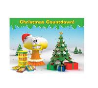 Toxic Wastee Sour Sweets Advent Calendar 2025 - Christmas Countdown with 24 Sour Candy Including Lemon, Black Cherry, Blue Raspberry, Watermelon, Apple Flavour