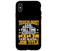Toxicologist Job Title - Funny Toxicology Scientist Case for iPhone X/XS