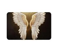 TOXOCMDKLE Door Mat Non-Slip Welcome Mats Angel Wing Doormat Machine Washable Front Floor Mats Indoor Outdoor Entrance Mat Waterproof Rug For Bedroom Bathroom 80 X 49cm