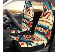 TOXOCMDKLE Front Seat Protector Covers Set Of 2 Universal Car Seat Covers Elastic Breathable Native American Seats Cushion Pad For Cars Easy To Install Cover Set Accessories Auto Trucks Van Suv