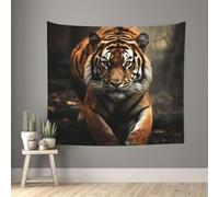 TOXOCMDKLE Tapestry Aesthetic Tapestries Wall Tapestry for Living Room Wild Animals Tiger Tapestrys Home Wall Decoration Blanket Wall Art Banner Poster for Bedroom Dorm 130 X 152 CM