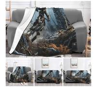 TOXOCMDKLE Throw Blanket Super Soft Plush Flannel Blanket Mountain Bike Tournament Throw Lightweight Blankets for Living Room Warm Cozy Decorative Throws for Sofa Couch All Seasons 60"x50"