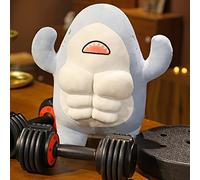 Toy 513 Cute Muscle Doll Pillow Doll (Blue, A)