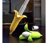 Toy 725 Extendable Plastic Banana Shaped Banana Toy For Kids Imaginative Play Durable Flexible Material Ideal For Adventure Games Role Play (A, 32x10cm)