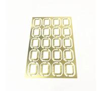 Toy accessories 1PC 12x10x0.4mm Copper Square Hanging Window Photo-etched Sheets Suspended Sash Windows Parts for RC Electric Assembled Boat