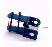Toy accessories 1PCS VTOL Servo Motor Mounting Seat Aluminum Alloy Support Holder Base 15mm/16mm/18mm/20mm/25mm Carbon Tube Clip for RC Aircraft(15mm servo mount)