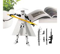 Toy Action Figure - Poseable Robot Model 13.5cm, Flexible Joint Doll | Movie Inspired Collectible Toy, Desktop Decoration Piece For Kids Playtime Birthday Present Friends Imaginative Storytelling Fun