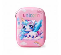 Toy Arena Pencil Box Combo for Kids | Astronaut & Unicorn Super Character Pop-Up Multi-Compartment Pencil Cases | Hardtop Stationery Organizer for Boys & Girls, Pink Baby Unicorn, Standard, Space