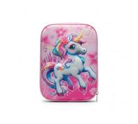 Toy Arena Pencil Box Combo for Kids | Astronaut & Unicorn Super Character Pop-Up Multi-Compartment Pencil Cases | Hardtop Stationery Organizer for Boys & Girls, Pink Uni Hors, Standard, Space