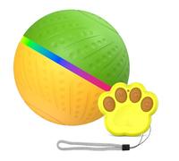 Toy Ball Dual Mode Design Interactive Dog Toys Jolly Ball - Remote Control Pet Toy with Radar Trigger and Automatic Obstacle Avoidance Function - Waterproof and Safe Material - Rechargeable Battery