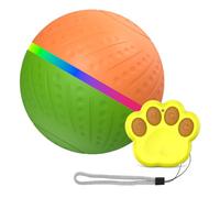 Toy Ball Dual Mode Design Interactive Dog Toys Jolly Ball - Remote Control Pet Toy with Radar Trigger and Automatic Obstacle Avoidance Function - and Safe Material - Rechargeable Battery
