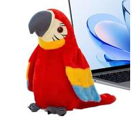Toy Bird, Chirping Parrot Cat Toy with Flapping Wings and Music, Electronic Interactive Animal for Pets Kids Entertainment Desk Decoration Shelf Display Holiday