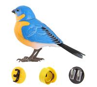 Toy Birds for Kids - Electric Bird Toy - Cute Realistic Animal Interactive Sensory Play for Desktop Room Decor Library Activity Center Waiting