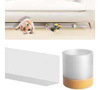 Toy Blocker 3 m, Transparent Toy Blocker for Furniture, Gap Bumper, Under the Couch and Bed, Gap Blocker, Prevents Things Under Sofa Furniture Barrier for Pets
