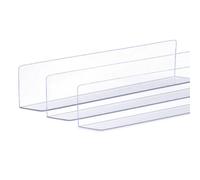 Toy Blocker for Under Stove, 3 Bed Sofa Couch Baffle Prevent Things Pets Toys Getting Bottom, Transparent Gap Bumper Guards with Adhesive Tape(60x5x9cm/23.6x2x3.5in)