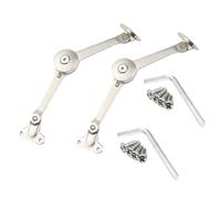Toy Box Hinges, Cabinet Door HingesFolding Lid Support Hinge The Soft Closing Slow Opening Supporting Gas Spring Lift Suitable (Pack of 2)