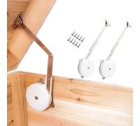 Toy Box Hinges Soft Close - Lid Support Hinge Chest Hinges for Wooden Toy Box Cedar Chest Storage Trunk Bench Soft Close Lid Support | 2 Pack Hingex