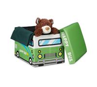Toy box Removable Lid Easy Clean Toy Storage Ottoman Children's Storage Box