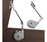 Toy Box Soft Close Hinges - Lid Support Hinge for Wooden Chests, Cabinet, Trunks & Benches, Lid Stay 105 Degree Open with Soft Close, Lid Support for Toy Box, Cabinets and Upward Top-Opening Flap Door