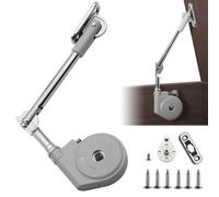 Toy Box Soft Close Hinges - Lid Support Hinge for Wooden Chests, Cabinet, Trunks & Benches, Lid Stay 105 Degree Open with Soft Close, Lid Support for Toy Box, Cabinets and Upward Top-Opening Flap Door