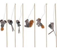 TOY BRALI CAT DANGLER BROWN 53CM ASSORTMENT DISPLAY