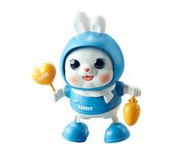 Toy Bunny - ABS 20 x 17 cm | Singing Animal with Music and Light | Training at Gattonamento - For Small Birthdays Party Play Area Bedroom Living Room Study