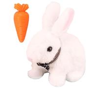 Toy Bunny, Cute Rabbit Soft Toy with Moving Ears | Robotic Animals, Electronic Animals, Realistic Rabbit Plush Animals for Birthdays, Christmas, New Year