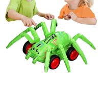 Toy Car - 2.10 Inches Spider Shape Pull Back Vehicle for Fun Play, Creative Entertainment with Speed, Mini Auto for Party Travel Birthday, Red Black, Gift Use