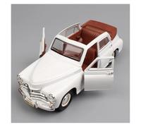 Toy Car Diecast 1/24 Russian Former Union M20 White Convertible Sports Car Model Classic Souvenir Gift Display