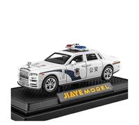 Toy Car Diecast Metal 1:36 For Rolls Royce Phantom Sedan Alloy Toy Car Model(White 2)