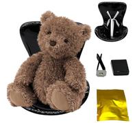 Toy Car Seat, Fashionable Cute Small Doll Protectors Chair Car Ornament for Display 7 Inch Doll and Decoration, Black Chair Accessories Desk Ornaments