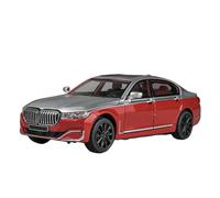 toy cars model cars 1/24 Fit for BMW THE 7 760Li miniature die-cast toy car model with openable doors for collection not include batteries(Red)