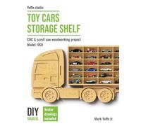 Toy cars storage shelf. DIY manual. CNC & scroll saw woodworking project. Model: V60.: Compatible with 1/64 scale collectible toy cars. Stores up to 60 toy cars.