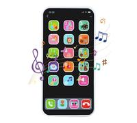 Toy Cell Phone For Kids | Multi-Mode Touchscreen Learning Phone With Music, Lights, Sound Effects, Interactive Educational Developmental Toy, Battery Operated, For And Children