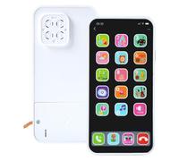 Toy Cell Phone - Interactive Learning Device, Light and Sound Mobile | Simulated Touchscreen Mobile, Realistic Buttons Educational Play Gadget For Toddler, Preschooler Ages 1-6 Imaginative Role Play