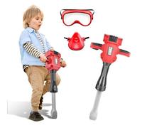 Toy Choi's Kids Jackhammer Toy Drill - Breaker hammer with Realistic Sound & Action, Battery-Powered up-and-Down Motion of Drills, Pretend Play Toys for Boys Girls Aged 3+ year old