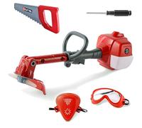 Toy Choi's Toy Strimmer - Power Construction Play Tool Kids Trimmer, Outside Pretend Play Garden Toy with Light Sound, Educational Gift Kid Toddler Gardening Lawn Kids Tools for Boy Girl