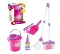 Toy Cleaning Set For - Sweeping Set, Claim Dust Tools | Playhouse Equipment For Boys And Girls 3+, Tiny Mop With Stove,