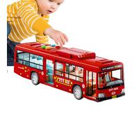 Toy Collective - Educational Bus with Sound, City Truck | Electronic Toy with Batteries and Light Effects, Simulation Bus with Open Accessories for Nursery, Home,