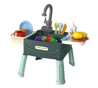 Toy Countertop Set - Working Water System, Electric Dishwasher Toys, Fantasy Game | Creates An Interactive Learning Experience For Kids Developing Life Skills Through Means