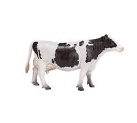 Toy Cow Realistic Holstein Black White Plastic Figure 14x14x7.5cm Collect. Mini