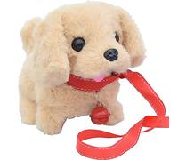 HOWADE Toy Puppy Plush Electronic Interactive Dog- Walking, Barking, Wagging Tail Stuffed Musical Pet Robot kids Toys for 2-8 Year Old Boys Girls Presents