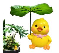 Toy Duck - Decorative Duckling Statues, ,Funny Middle Finger Duck Skull | Bath Toys Balls Track Game, Rubber Ducks Bath Toys Cute Message Wooden Duck Ornament Use for Gift and Presents to kids