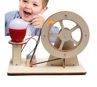Toy Electricity Generator - Crank Science Experiment, Diys Learning Kit | Renewable Energy Education, Wooden STEM Activity, Fun Physics Exploration, Tool