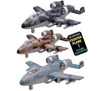 Toy Fighter Planes Pull Back Action Die-Cast Camouflage